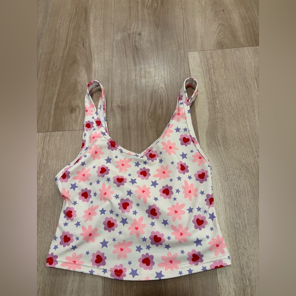 Fleo luv wrap crop tank